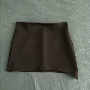 Zara Elegant Black Asymmetrical Skirt